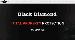 Desktop Screenshot of blackdiamondpestcontrol.com